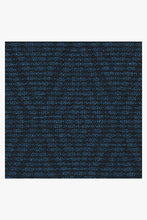 Load image into Gallery viewer, Outdoor Halo Diamond Navy Rug
