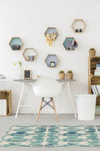 Load image into Gallery viewer, Hesperia Teal Rug
