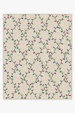 Load image into Gallery viewer, Holiday Lights Creme Rug
