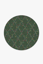 Load image into Gallery viewer, Holiday Lights Green Rug
