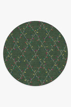 Load image into Gallery viewer, Holiday Lights Green Rug
