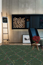 Load image into Gallery viewer, Holiday Lights Green Rug
