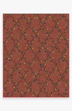 Load image into Gallery viewer, Holiday Lights Red Rug
