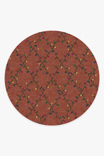 Load image into Gallery viewer, Holiday Lights Red Rug
