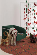 Load image into Gallery viewer, Holiday Lights Red Rug
