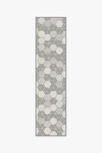 Load image into Gallery viewer, Outdoor Honeycomb Grey Rug
