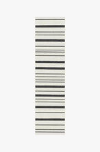 Load image into Gallery viewer, Hudson Stripe Black Rug
