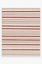 Load image into Gallery viewer, Hudson Stripe Red Rug
