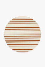 Load image into Gallery viewer, Hudson Stripe Rust Orange Rug
