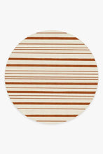 Load image into Gallery viewer, Hudson Stripe Rust Orange Rug
