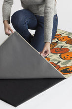 Load image into Gallery viewer, Jack O Lantern Orange Rug
