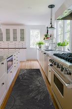 Load image into Gallery viewer, Jellyfish Bloom Charcoal Rug
