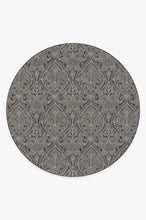 Load image into Gallery viewer, Lacis Damask Charcoal Rug
