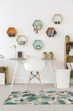 Load image into Gallery viewer, Leona Teal Rug
