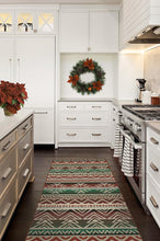 Load image into Gallery viewer, Linear Aztec Holiday Rug
