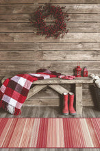 Load image into Gallery viewer, Linear Striped Candy Cane Rug
