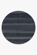 Load image into Gallery viewer, Linear Striped Navy Rug
