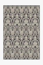Load image into Gallery viewer, Mickey Damask Charcoal Rug
