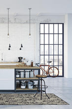 Load image into Gallery viewer, Mickey Damask Charcoal Rug
