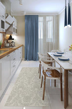 Load image into Gallery viewer, Mickey Damask Light Grey Rug
