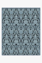 Load image into Gallery viewer, Mickey Damask Navy Rug
