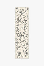 Load image into Gallery viewer, Mickey Doodles Black and Ivory Rug
