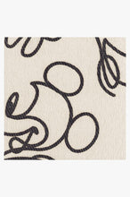 Load image into Gallery viewer, Mickey Doodles Black and Ivory Rug
