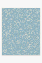 Load image into Gallery viewer, Mickey Doodles Blue Rug
