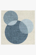 Load image into Gallery viewer, Mickey Polka Dots Slate Blue Rug
