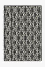 Load image into Gallery viewer, Outdoor Motus Diamond Black Rug
