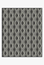 Load image into Gallery viewer, Outdoor Motus Diamond Black Rug

