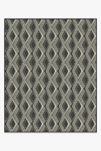Load image into Gallery viewer, Outdoor Motus Diamond Black Rug
