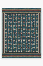 Load image into Gallery viewer, Noorani Teal Blue Rug

