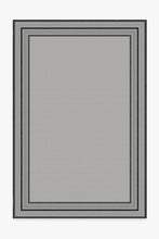 Load image into Gallery viewer, Outdoor Picnic Border Grey Rug
