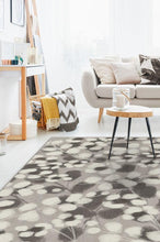 Load image into Gallery viewer, Rosette Grey Rug
