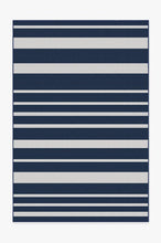 Load image into Gallery viewer, Outdoor Sailmaker Stripe Blue Rug
