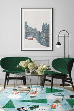 Load image into Gallery viewer, Snowy Soiree Frost Rug
