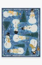 Load image into Gallery viewer, Snowy Soiree Navy Rug
