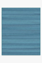 Load image into Gallery viewer, Solid Tonal Ocean Blue Rug
