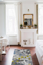Load image into Gallery viewer, Watercolor Paintwork Grey Rug
